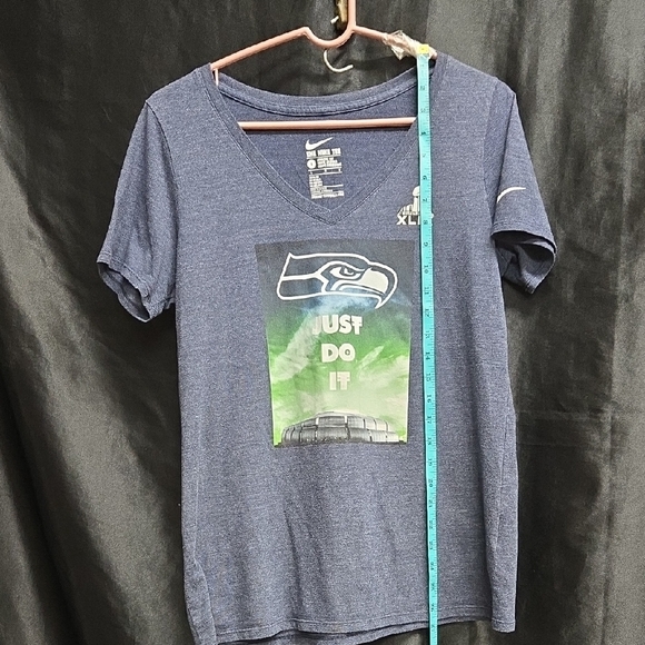 Nike Heather Blue Athletic Tee - Picture 8 of 9